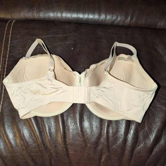 Natori Naked Shadows Contour Balconette Lightly Padded Lacy Underwire Bra 36DDD - Picture 4 of 4